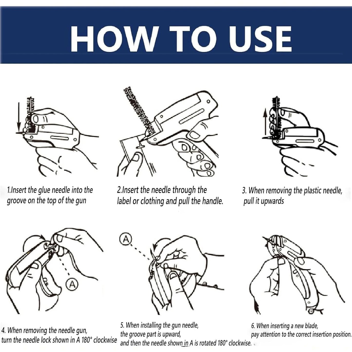 Micro Tagging Gun for Clothing